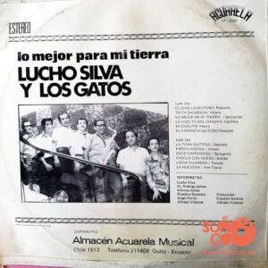 Disco de Vinilo Lucho Silva Y Los Gatos - Lo Mejor Para Mi Tierra Vinyl Record