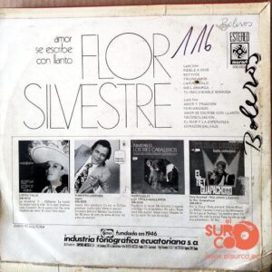 Disco de Vinilo Flor Silvestre - Amor Se Escribe Con Llanto Vinyl Record