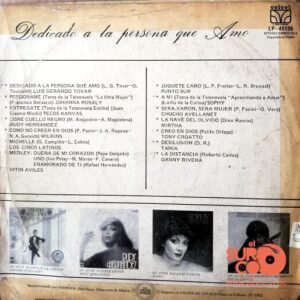 Disco de Vinilo Varios - Dedicado A La Persona Que Amo Vinyl Record