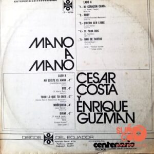 Disco de Vinilo Enrique Guzmán - Enrique Cesar Guzmán Y Cesar Acosta Vinyl Record