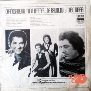 Disco de Vinilo Raymond Y José María - Cariñosamente Para Ustedes Vinyl Record