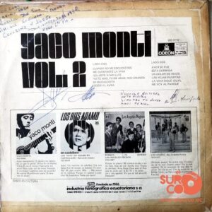 Disco de Vinilo Yaco Monti - Yaco Monti Vol2 Vinyl Record