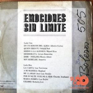Disco de Vinilo Varios - Emociones Sin Limite Vinyl Record