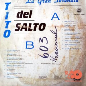 Disco de Vinilo Tito Del Salto - La Gran Serenata Vinyl Record