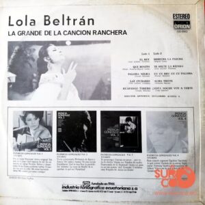 Disco de Vinilo Lola Beltrán - La Grande De La Canción Ranchera Vinyl Record