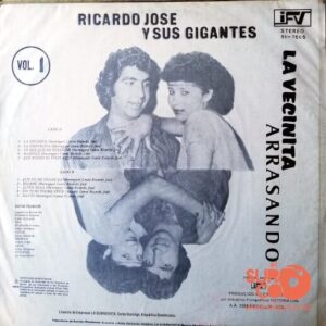 Disco de Vinilo Ricardo José Y Sus Gigantes - La Vecinita Vinyl Record
