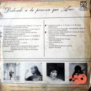 Disco de Vinilo Varios - Dedicado A La Persona Que Amo Vinyl Record