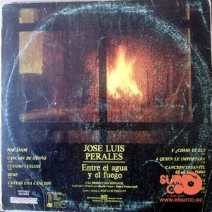 Disco de Vinilo José Luis Perales - Entre El Agua Y El Fuego Vinyl Record