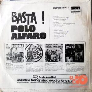Disco de Vinilo Polo Alfaro - !Basta…Polo Alfaro! Vinyl Record