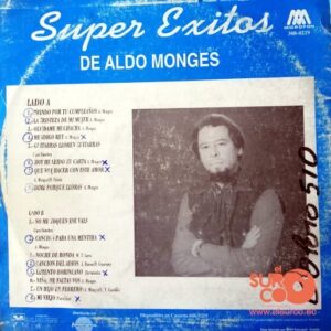 Disco de Vinilo Aldo Monges - Super Éxitos De Vinyl Record