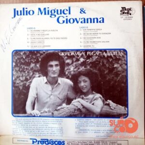 Disco de Vinilo Julio Miguel Y Giovanna - Olvídame Y Pega La Vuelta Vinyl Record