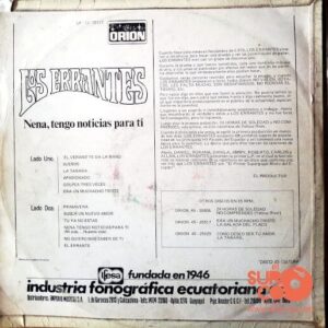 Disco de Vinilo Los Errantes - Los Errantes Vinyl Record