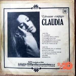 Disco de Vinilo Claudia - Llevame Contigo Vinyl Record