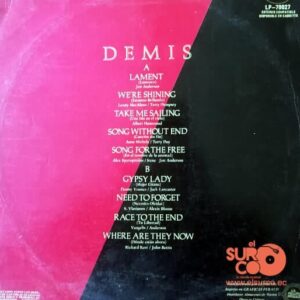 Disco de Vinilo Demis - Demis Vinyl Record