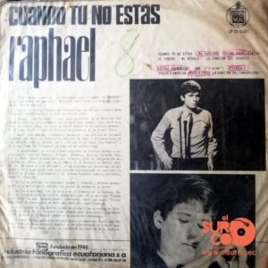 Disco de Vinilo Raphael - Cuando Tu No Estas Vinyl Record