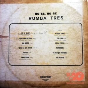 Disco de Vinilo Rumba Tres - No sé ,No sé Vinyl Record