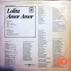 Disco de Vinilo Lolita - Amor Amor Vinyl Record