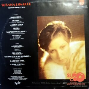 Disco de Vinilo Susana Rinaldi - Buenos Aires París Vinyl Record