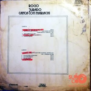 Disco de Vinilo Rocio Jurado - Rocio Jurado Canta Con Mariachi Vinyl Record