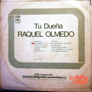 Disco de Vinilo Rafael Olmedo - Tu Dueña Vinyl Record