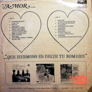 Disco de Vinilo Varios - Amor...Que Hermoso Es Decir Tu Nombre Vinyl Record