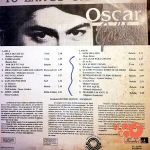 Disco de Vinilo Oscar Golden - 16 Éxitos Originales Vinyl Record