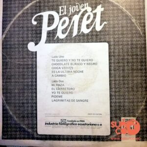 Disco de Vinilo Peret - El Joven Peret Vinyl Record