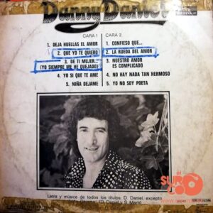 Disco de Vinilo Danny Daniel - De Ti Mujer…. Vinyl Record