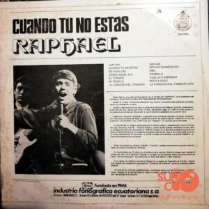 Disco de Vinilo Raphael - Cuando Tu No Estas Vinyl Record