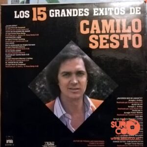 Disco de Vinilo Camilo Sesto - Los 15 Grandes Éxitos De Camilo Sesto Vinyl Record