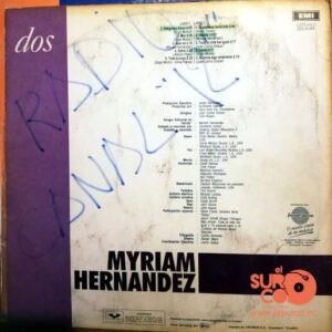 Disco de Vinilo Myriam Hernández - Dos Vinyl Record