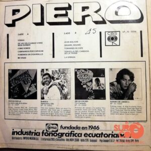 Disco de Vinilo Piero - Piero Vinyl Record