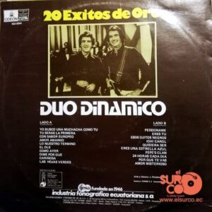 Disco de Vinilo Duo Dinámico - 20 Éxitos De Oro Del Duo Dinámico Vinyl Record