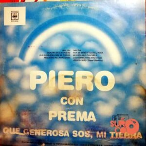 Disco de Vinilo Piero - Que Generoso Sos Mi Tierra Vinyl Record