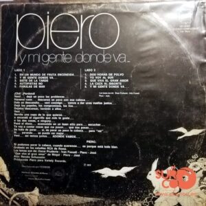 Disco de Vinilo Piero - Y Mi Gente Donde Va… Vinyl Record