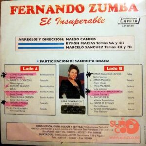 Disco de Vinilo Fernando Zumba - El Insuperable Vinyl Record
