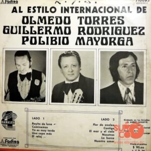 Disco de Vinilo Olmedo Torres - Boleros Inolvidables En Saxo Vinyl Record