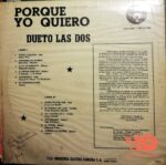 Disco de Vinilo Dueto Las Dos - Porque Yo Quiero Vinyl Record