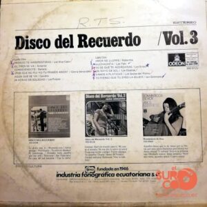 Disco de Vinilo Varios - Disco Del Recuerdo Vol. 3 Vinyl Record