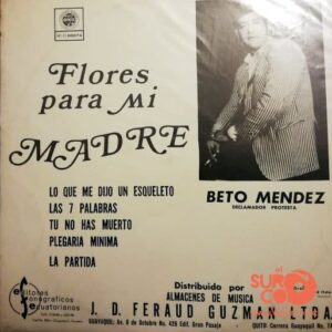 Disco de Vinilo Beto Méndez - Flores Para Mi Madre Vinyl Record