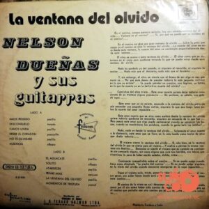 Disco de Vinilo Nelson Dueñas - La Ventana Del Olvido Vinyl Record