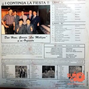 Disco de Vinilo Hnos García Los Mellizos - Continua La Fiesta Vinyl Record
