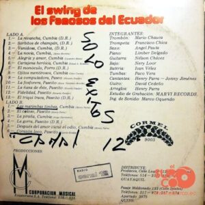 Disco de Vinilo Los Famosos Del Ecuador - El Swing De Los Famosos Del Ecuador Vinyl Record