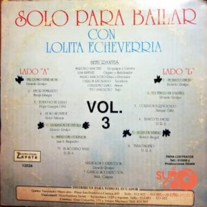 Disco de Vinilo Lolita Echeverría - Solo Para Bailar Vinyl Record