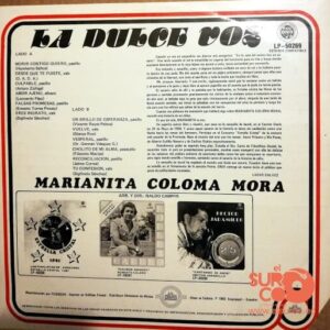 Disco de Vinilo Marianita Coloma Mora - La Dulce Voz Vinyl Record