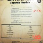 Disco de Vinilo Segundo Bautista - Junto A Mi Guitarra….. Vinyl Record