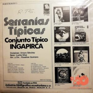 Disco de Vinilo Conjunto Típico Ingapirca - Serranías Típicas… Vinyl Record