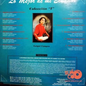 Disco de Vinilo Luigi Campos - Lo Mejor De Mi Ecuador Vinyl Record