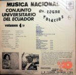Disco de Vinilo Conjunto Universitario Del Ecuador - Música Nacional Vol. 4 Vinyl Record