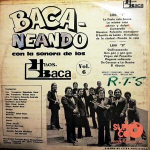 Disco de Vinilo Sonora De Los Hnos. Baca - Bacaneando Vinyl Record